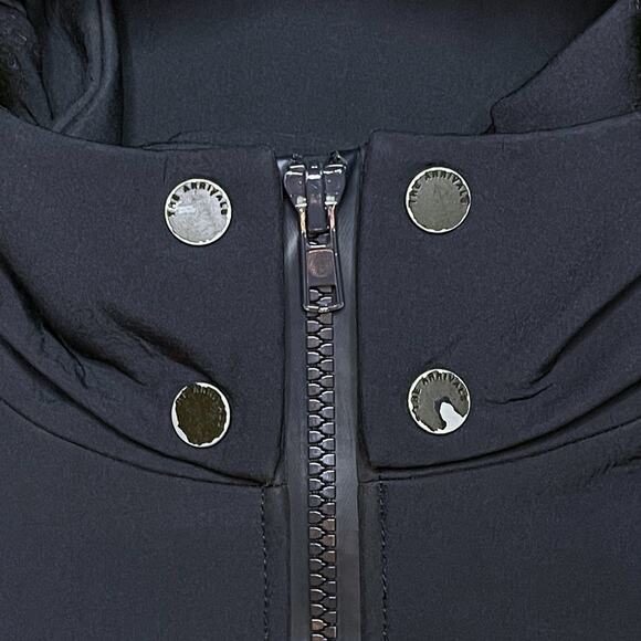 The Arrivals Halstrom Navy Blue Parka Shell Detachable Fur Trim Hood XS - Picture 4 of 5